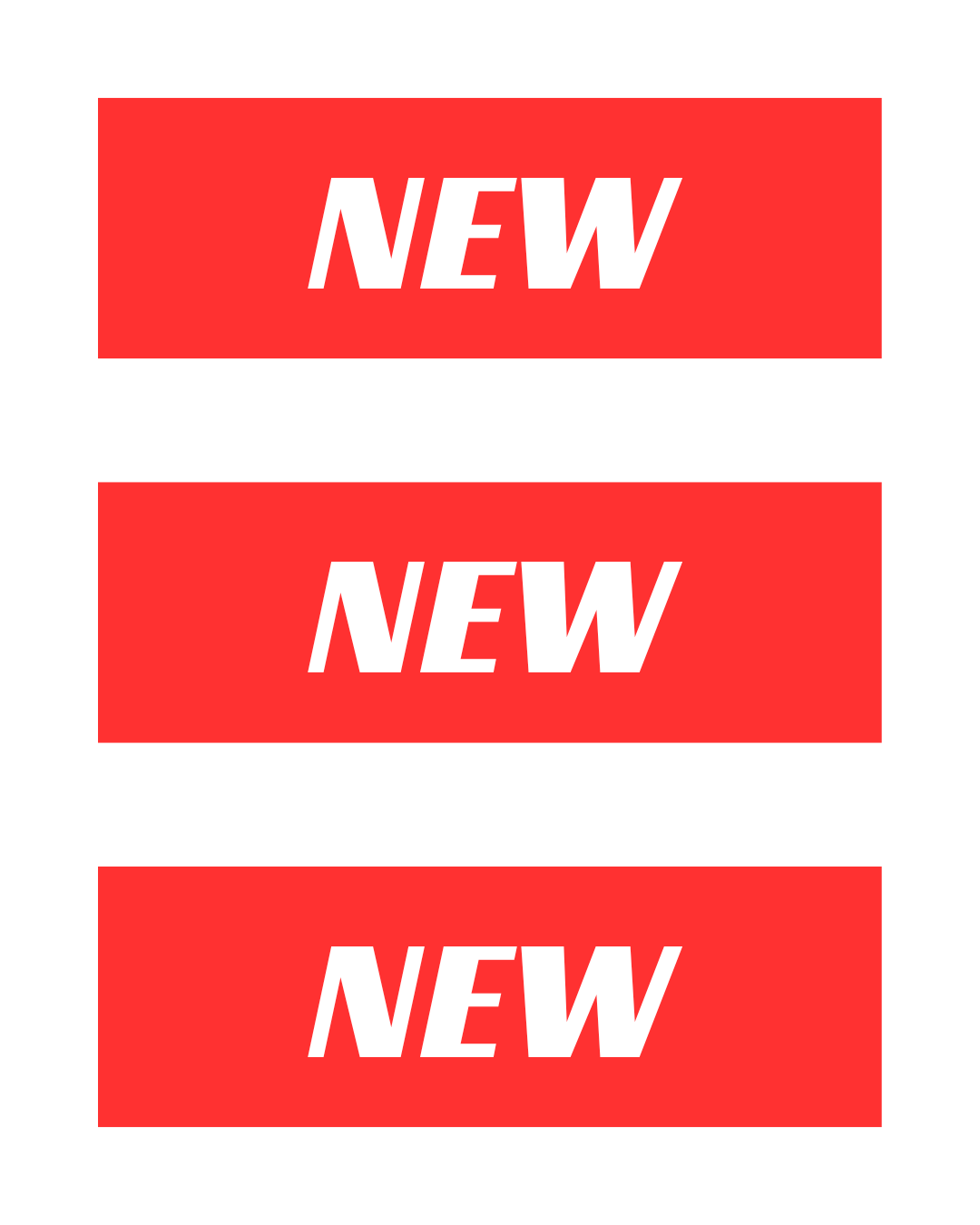 NEW ARRIVALS