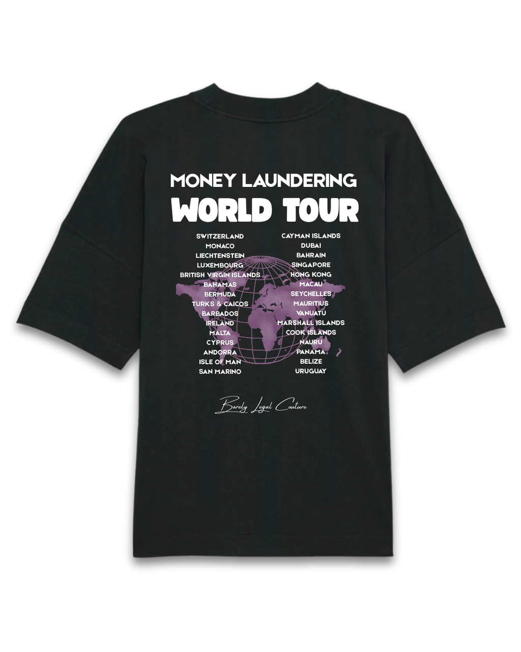 Tricou Oversized "World Tour"