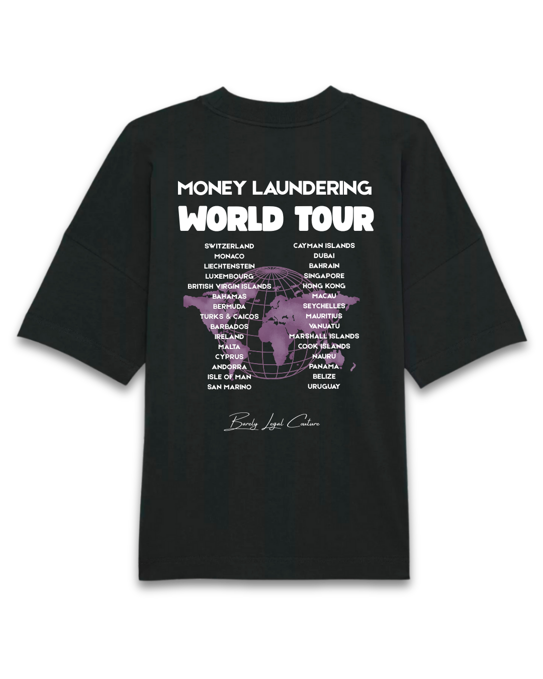 Tricou Oversized "World Tour"