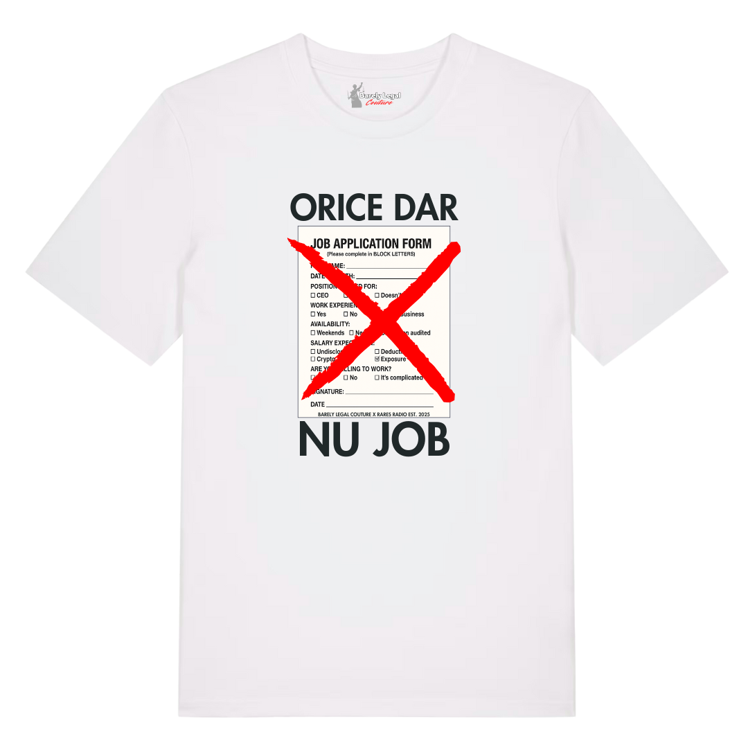Tricou "Orice Dar NU Job" x Rares Radio