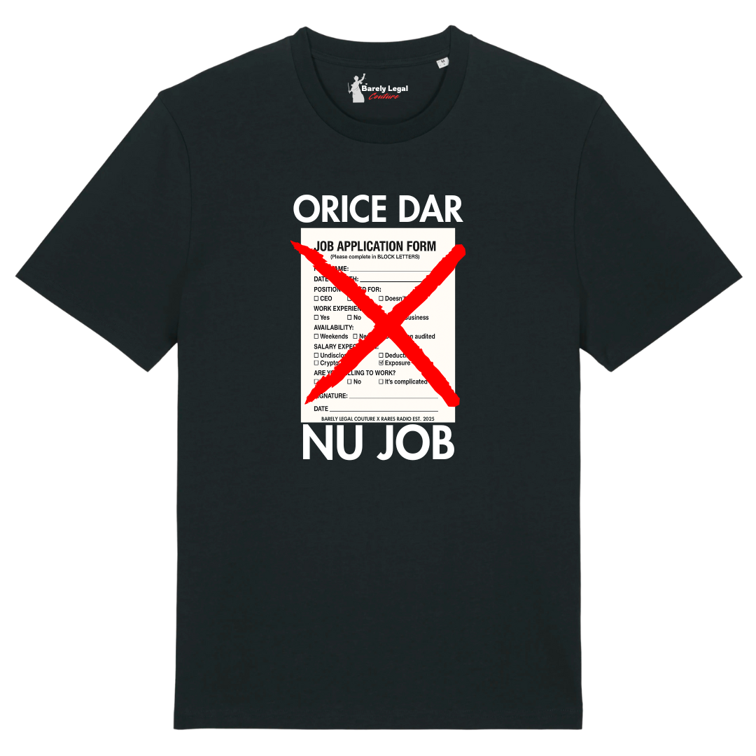Tricou "Orice Dar NU Job" x Rares Radio