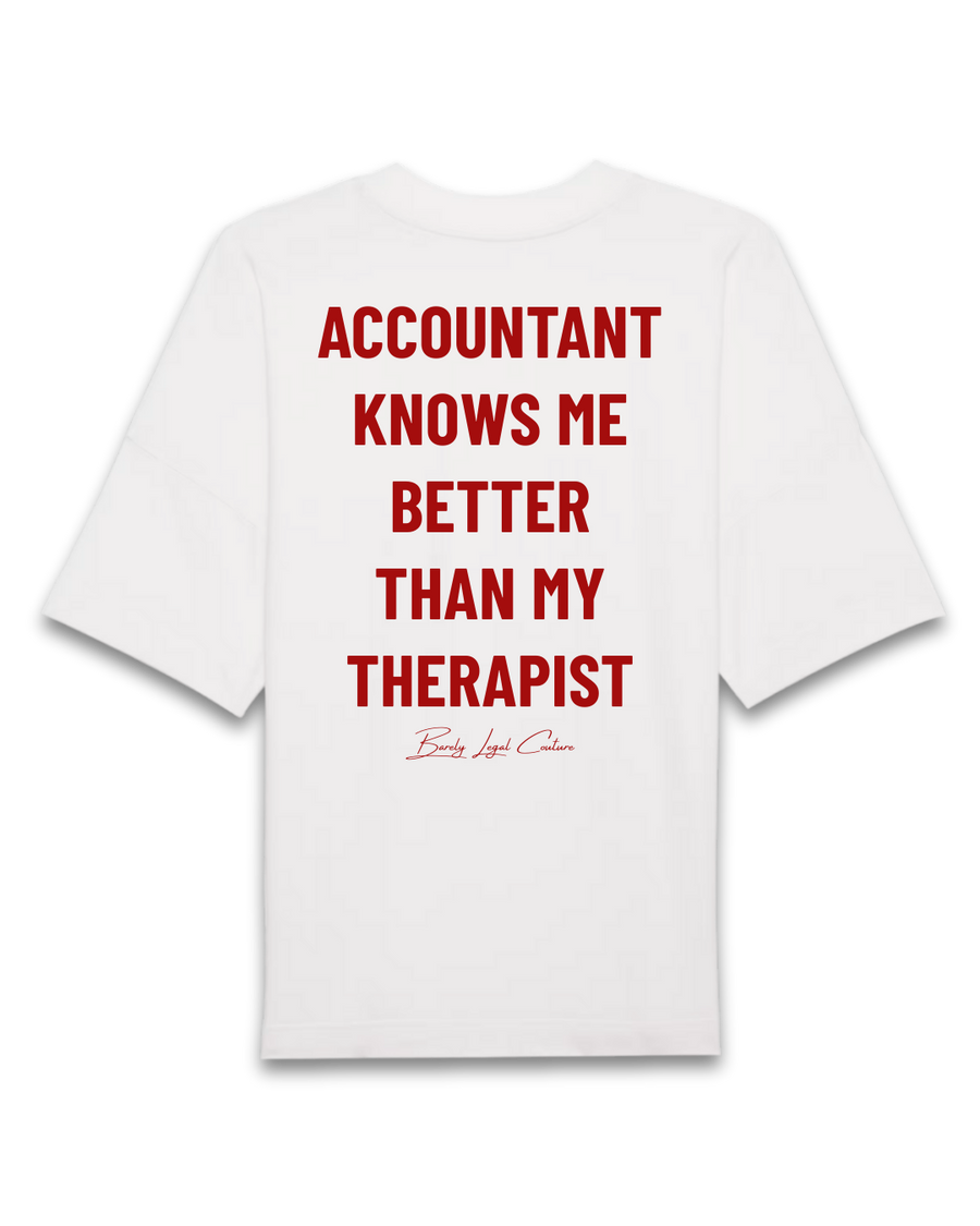 Tricou Oversized "Accountant Knows Me"