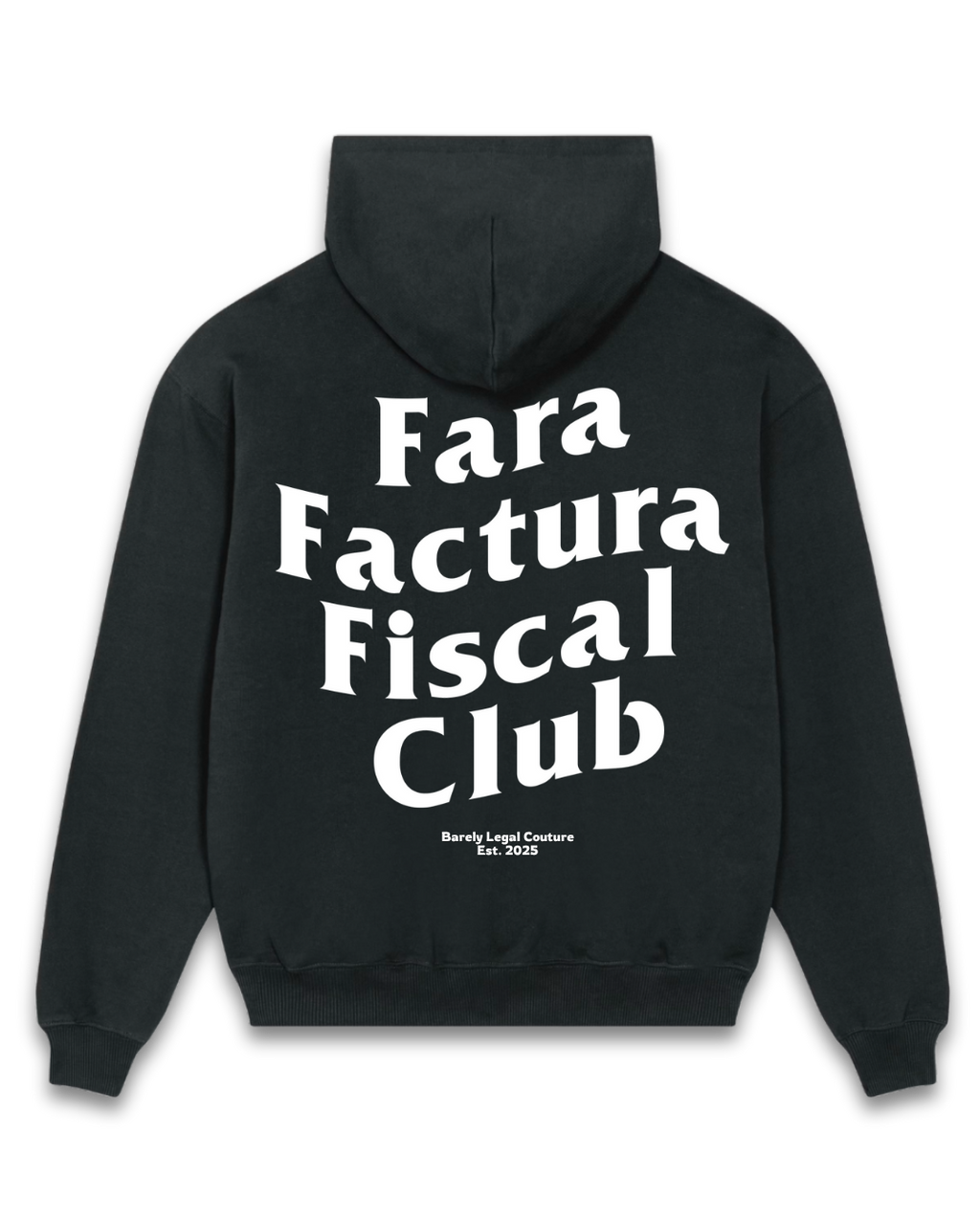 Hanorac Oversized "Fara Factura Fiscal Club"
