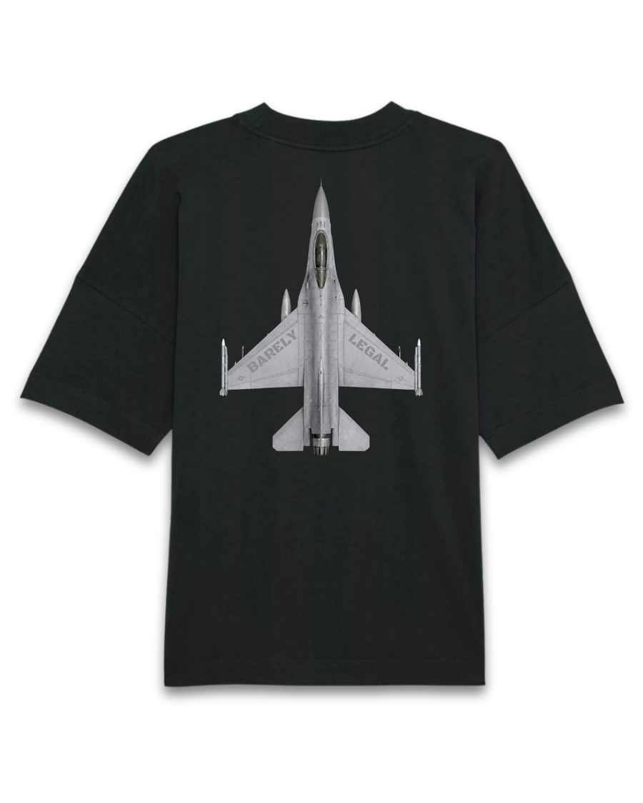 Tricou Oversized "Fighter Jet"