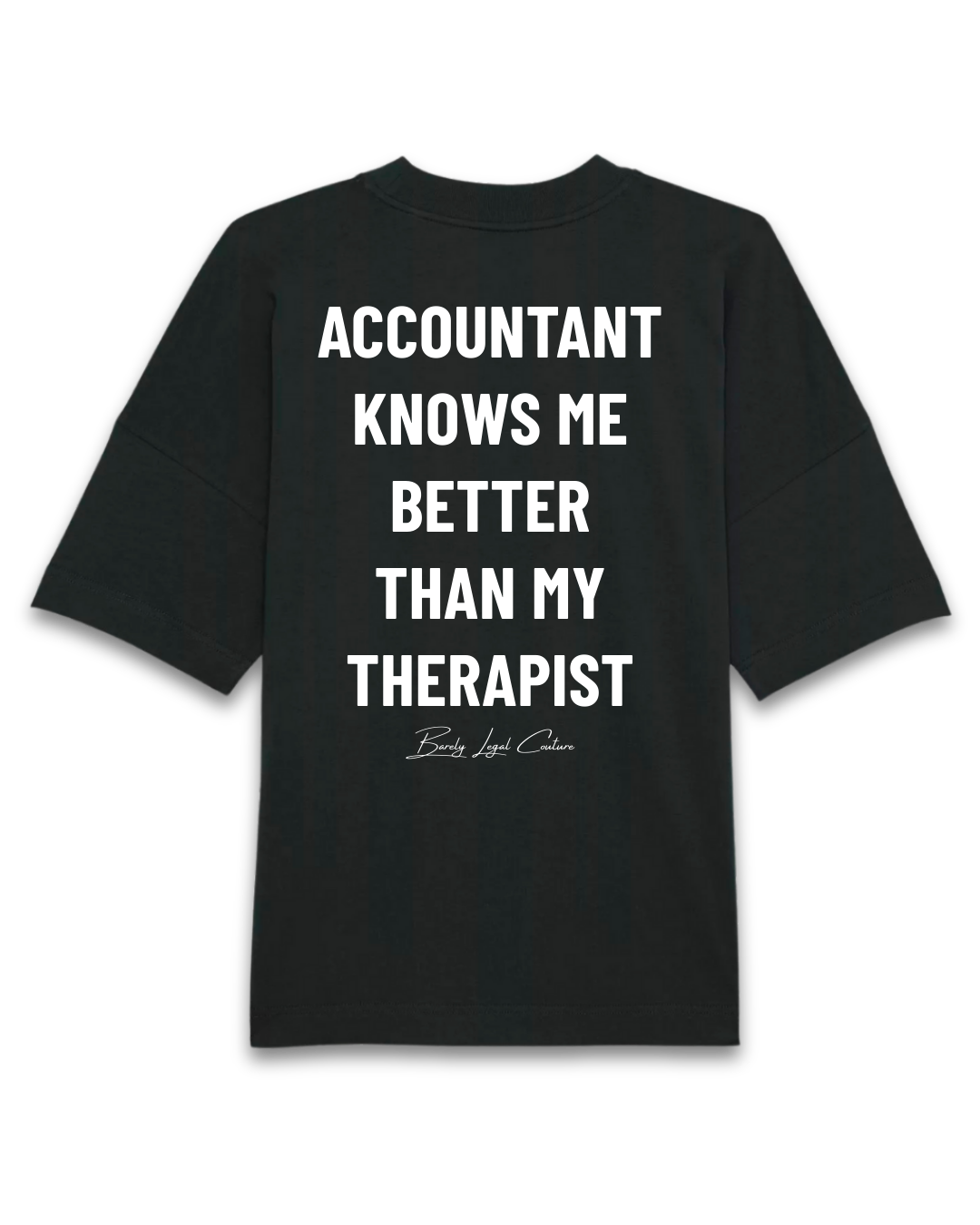Tricou Oversized "Accountant Knows Me"