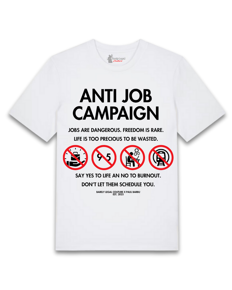 Tricou "Anti-Job" x Paul Barbu