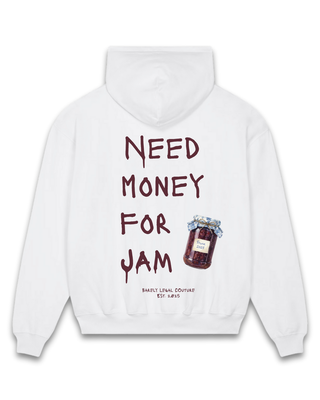 Hanorac Oversized "Need Jam"