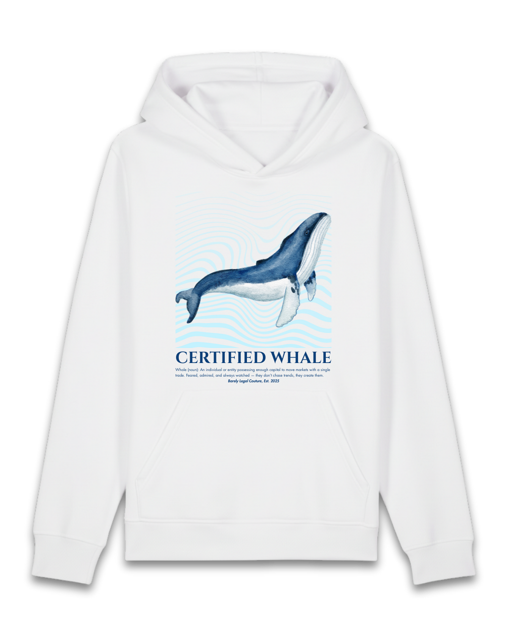 Hanorac Regular Fit "Certified Whale"