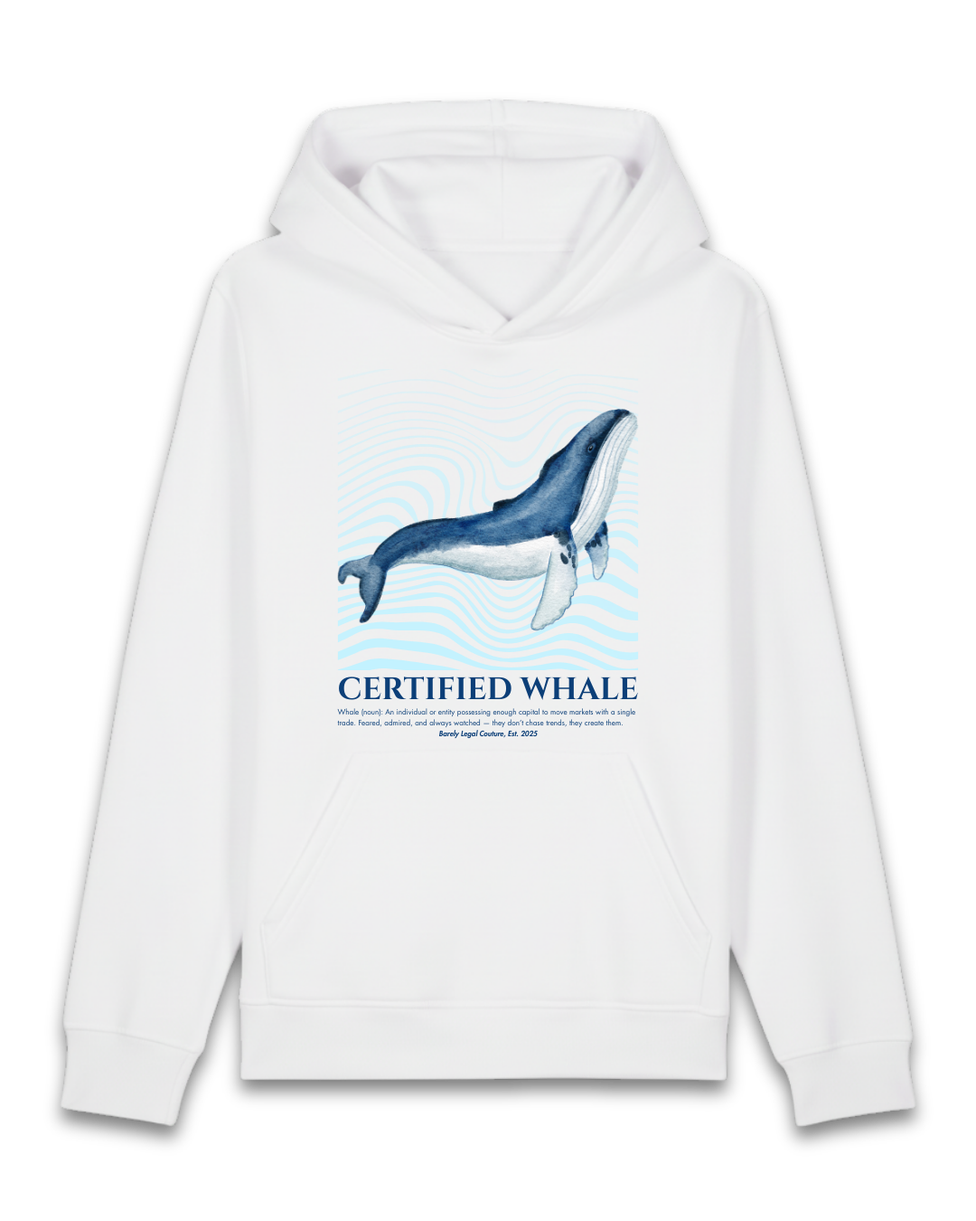 Hanorac Regular Fit "Certified Whale"