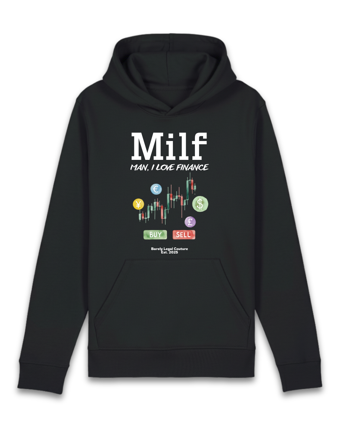 Hanorac Regular Fit "Love Finance"