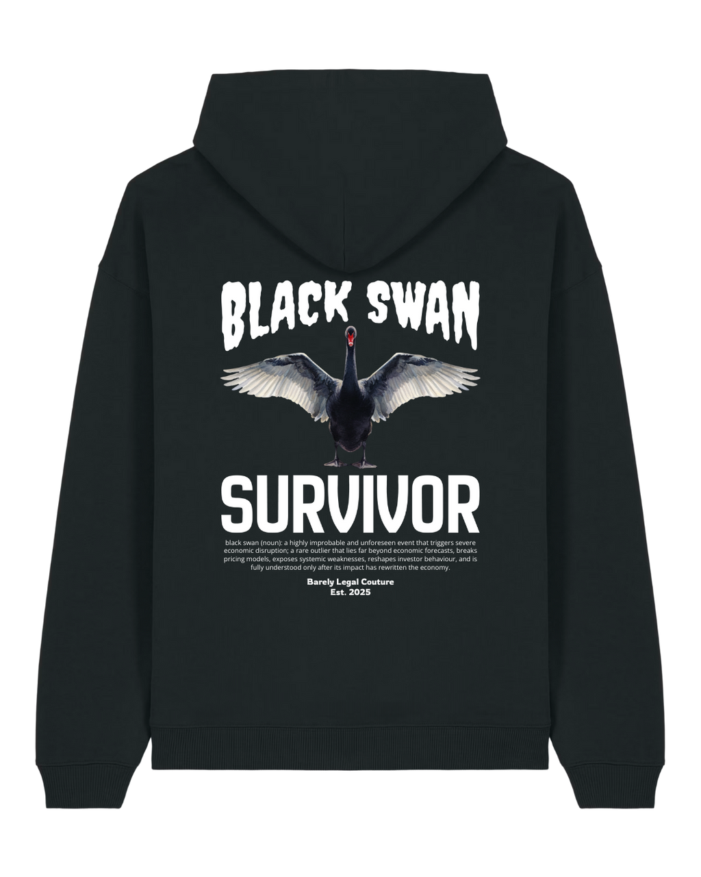 Hanorac Oversized "Black Swan"