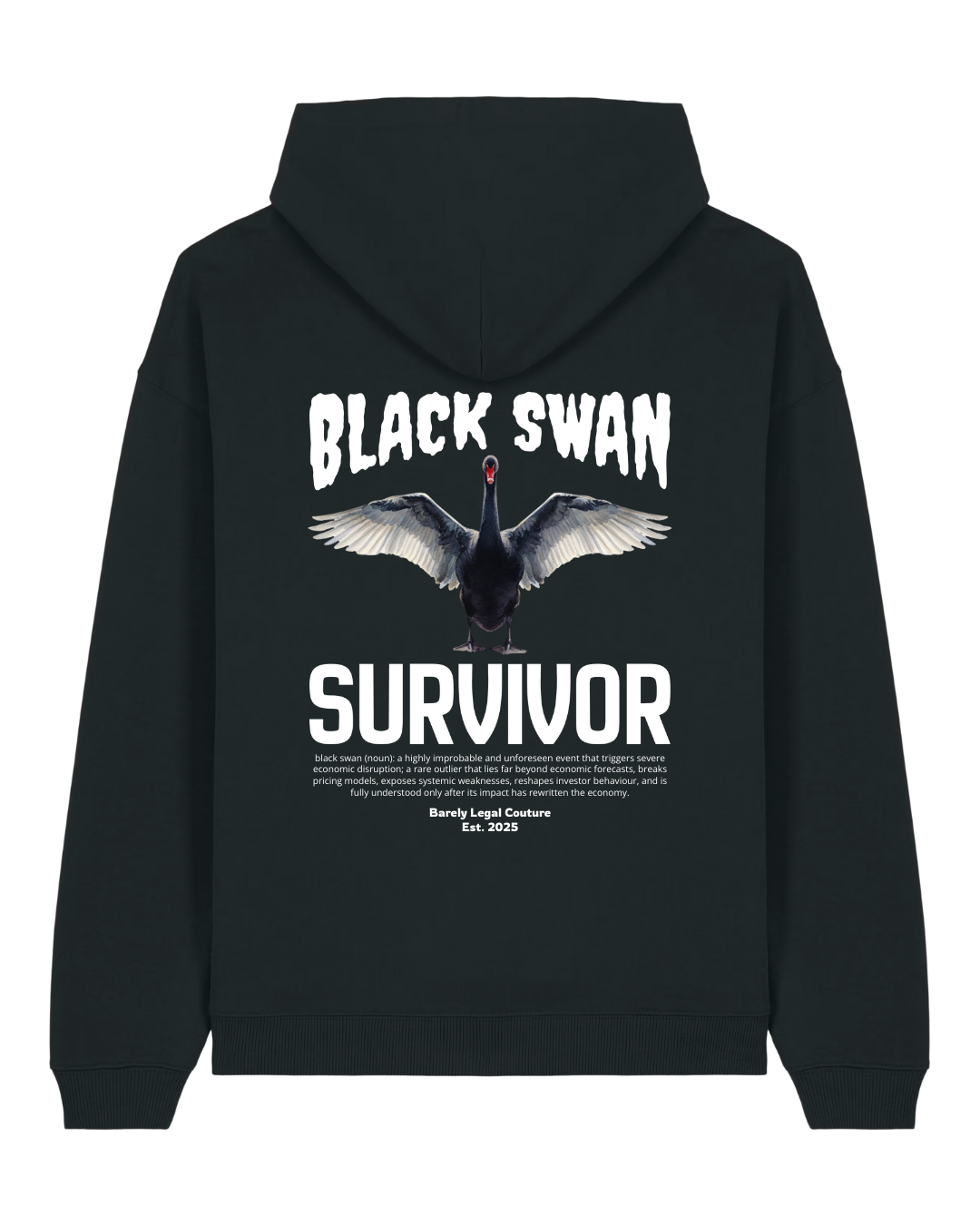 Hanorac Oversized "Black Swan"