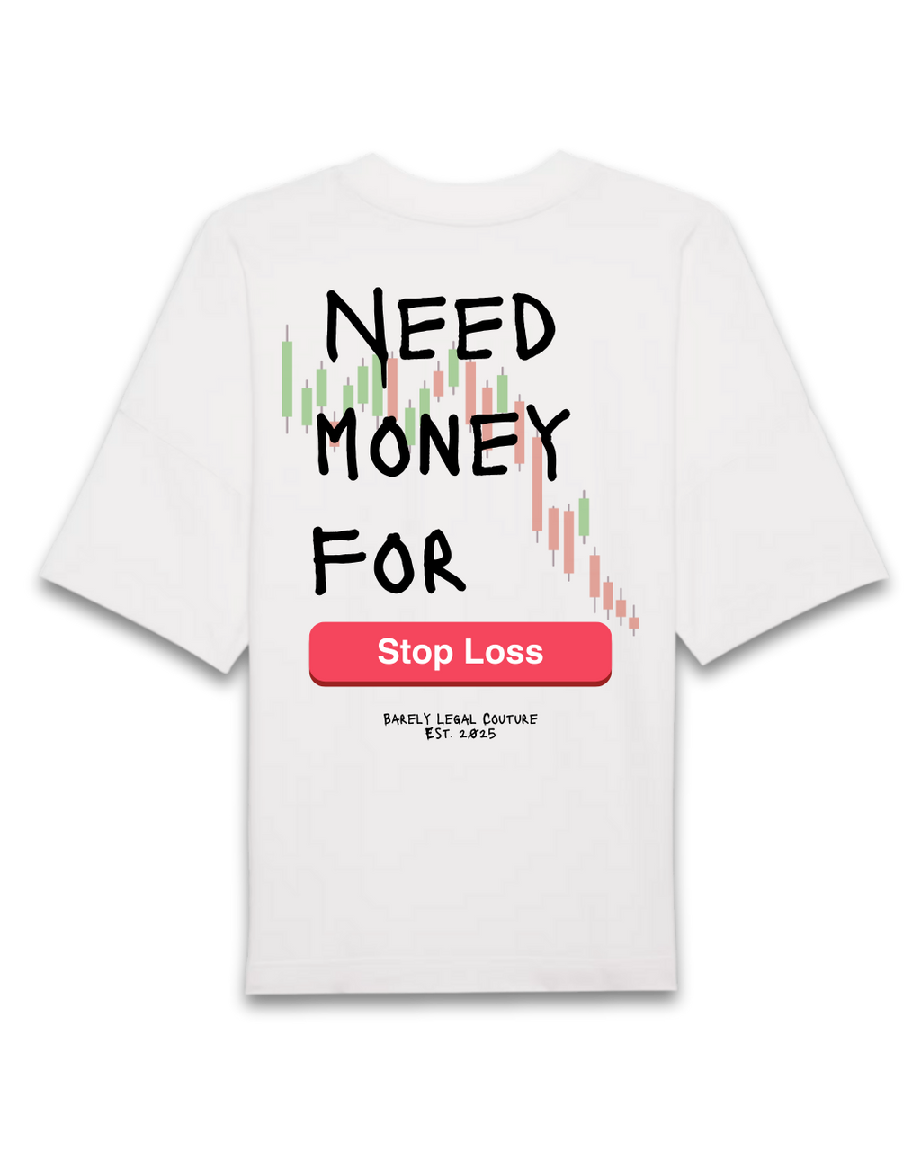 Tricou Oversized "Money 4 Stop Loss"