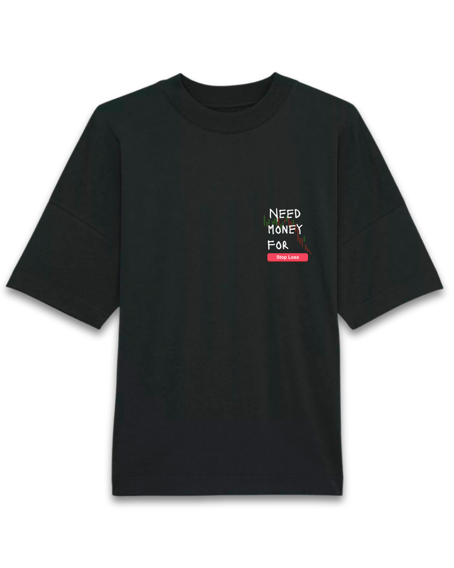 Tricou Oversized "Money 4 Stop Loss" - Outlet