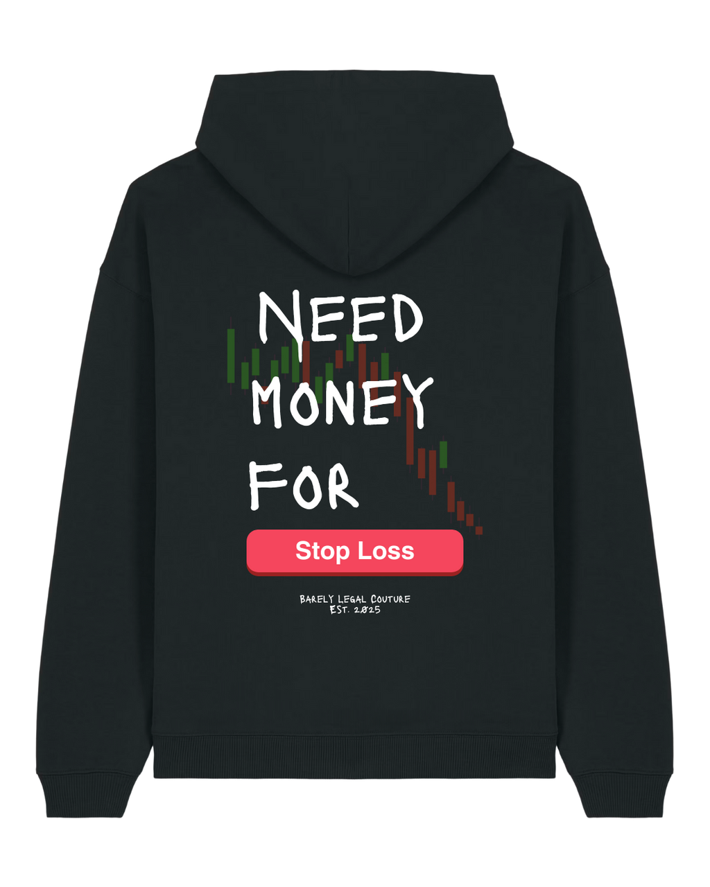 Hanorac Oversized "Money 4 Stop Loss"