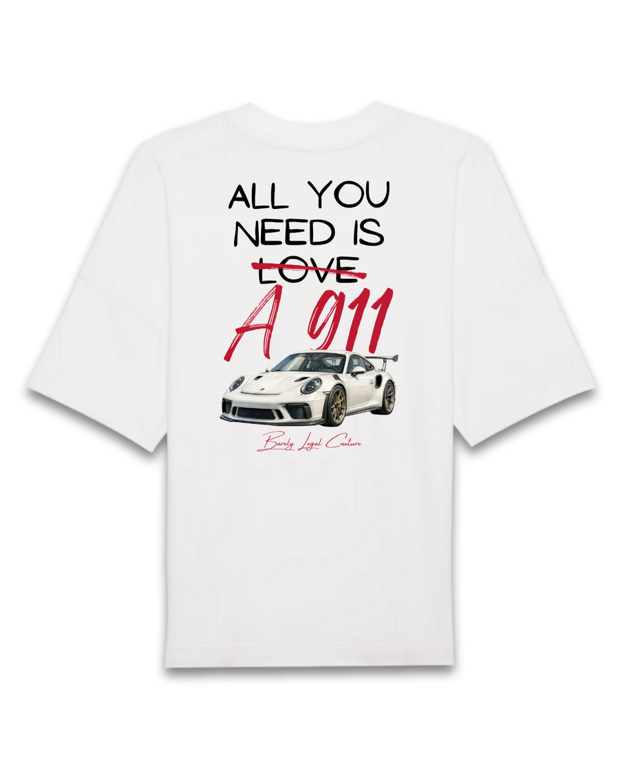 Tricou Oversized "911"