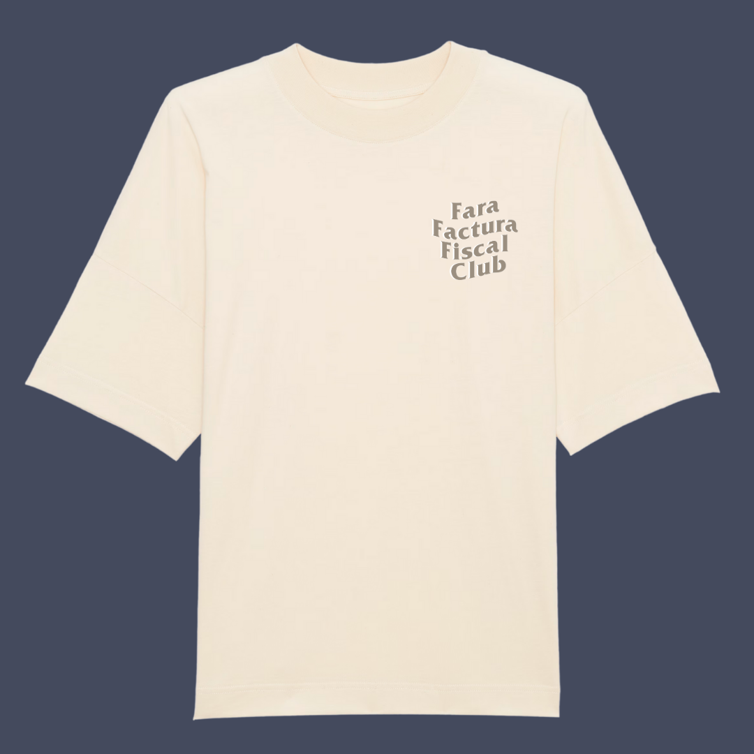 Tricou Oversized "Fara Factura Fiscal Club"