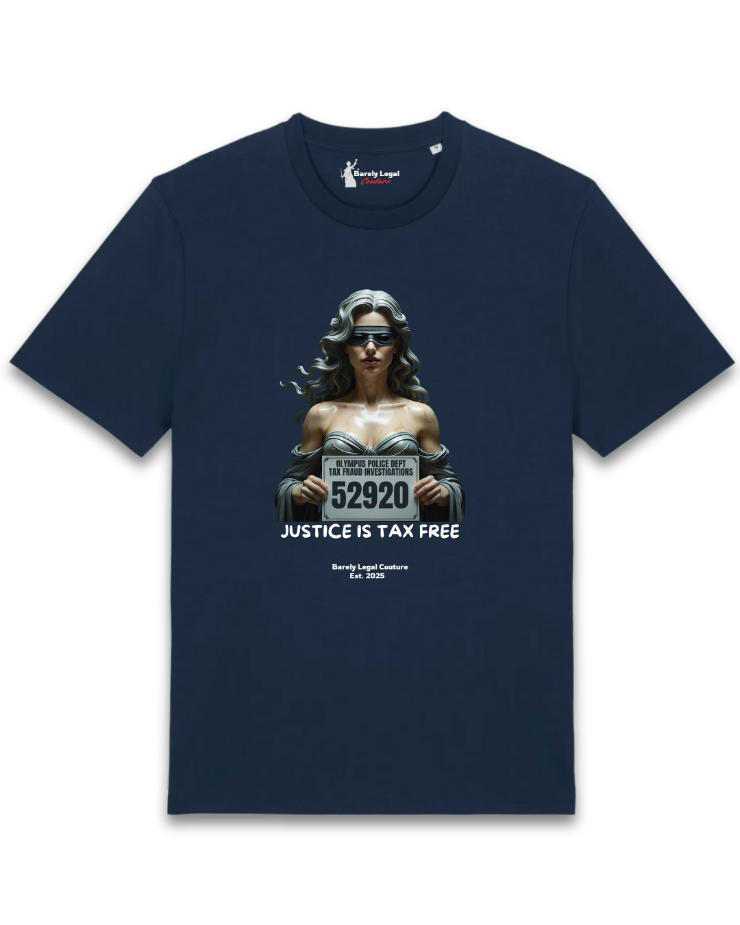 Tricou "Justice is Tax Free"