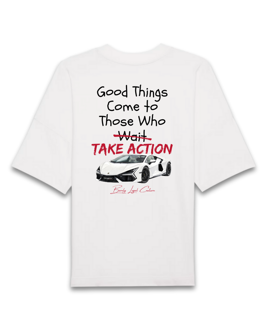 Tricou Oversized "Take Action"