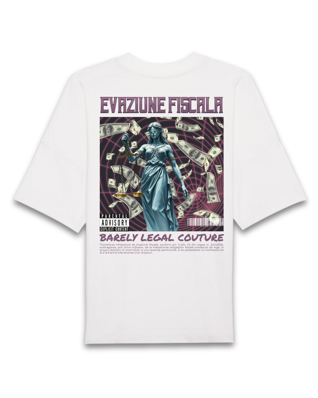 Tricou Oversized "Evaziune Fiscala"