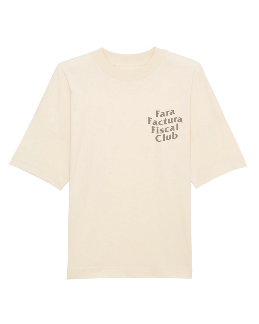 Tricou Oversized "Fara Factura Fiscal Club" - Outlet