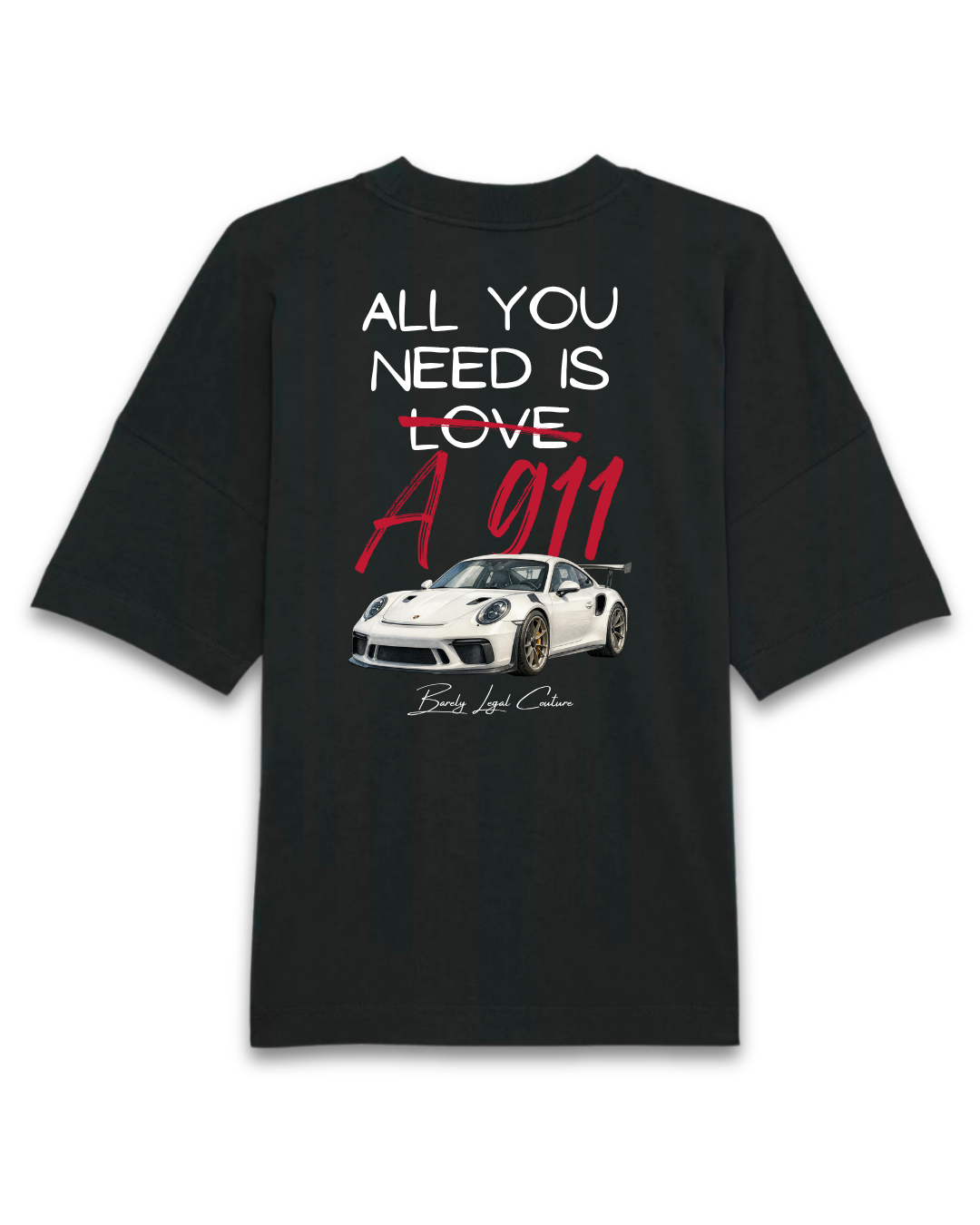 Tricou Oversized "911"