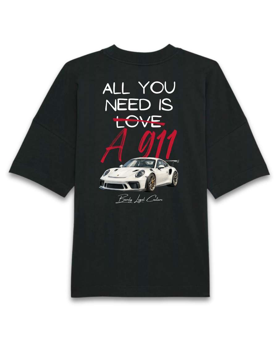 Tricou Oversized "911"