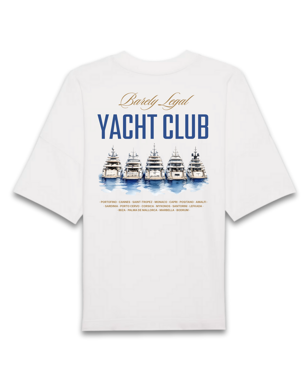Tricou Oversized "Yacht Club"