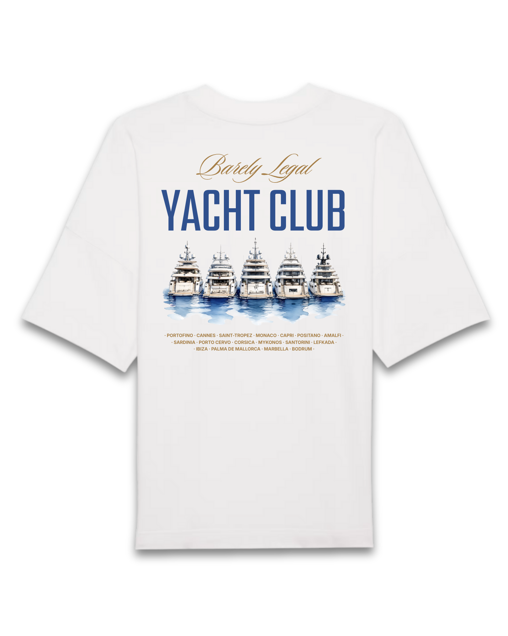 Tricou Oversized "Yacht Club"