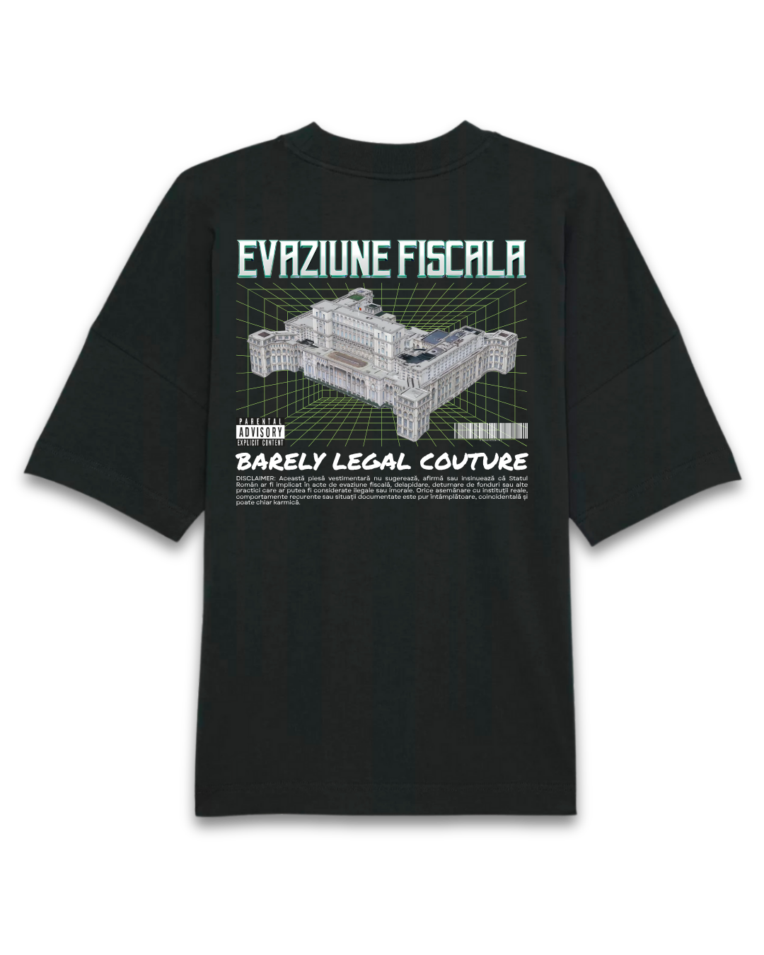 Tricou Oversized "Marea Evaziune"