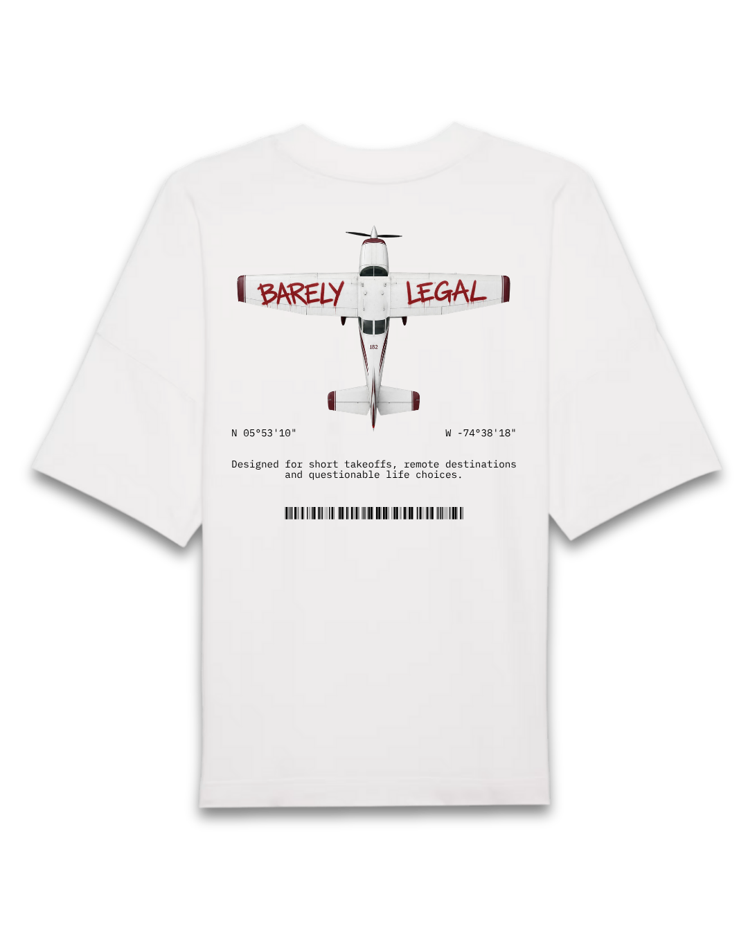 Tricou Oversized "Narco Plane"