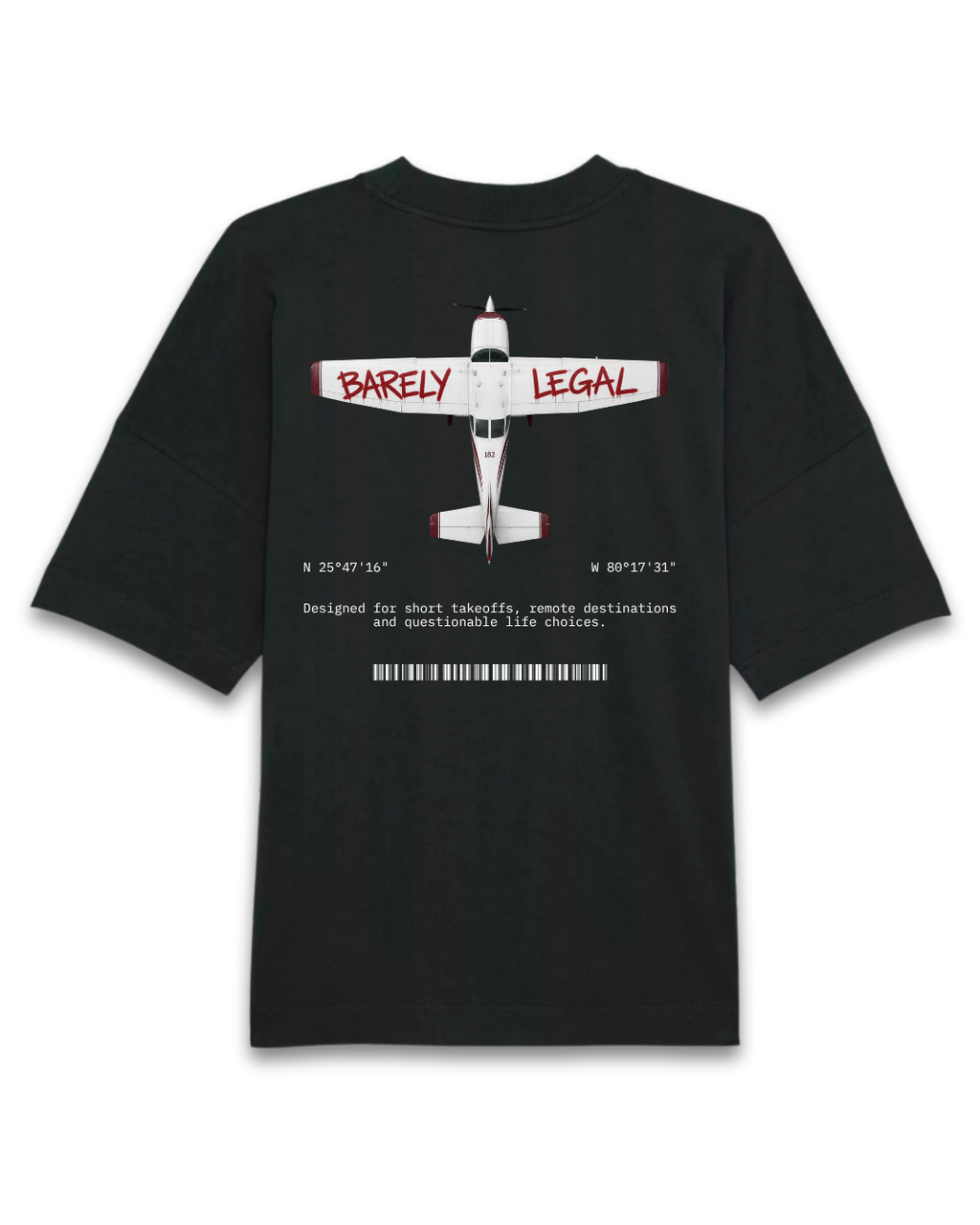 Tricou Oversized "Narco Plane"