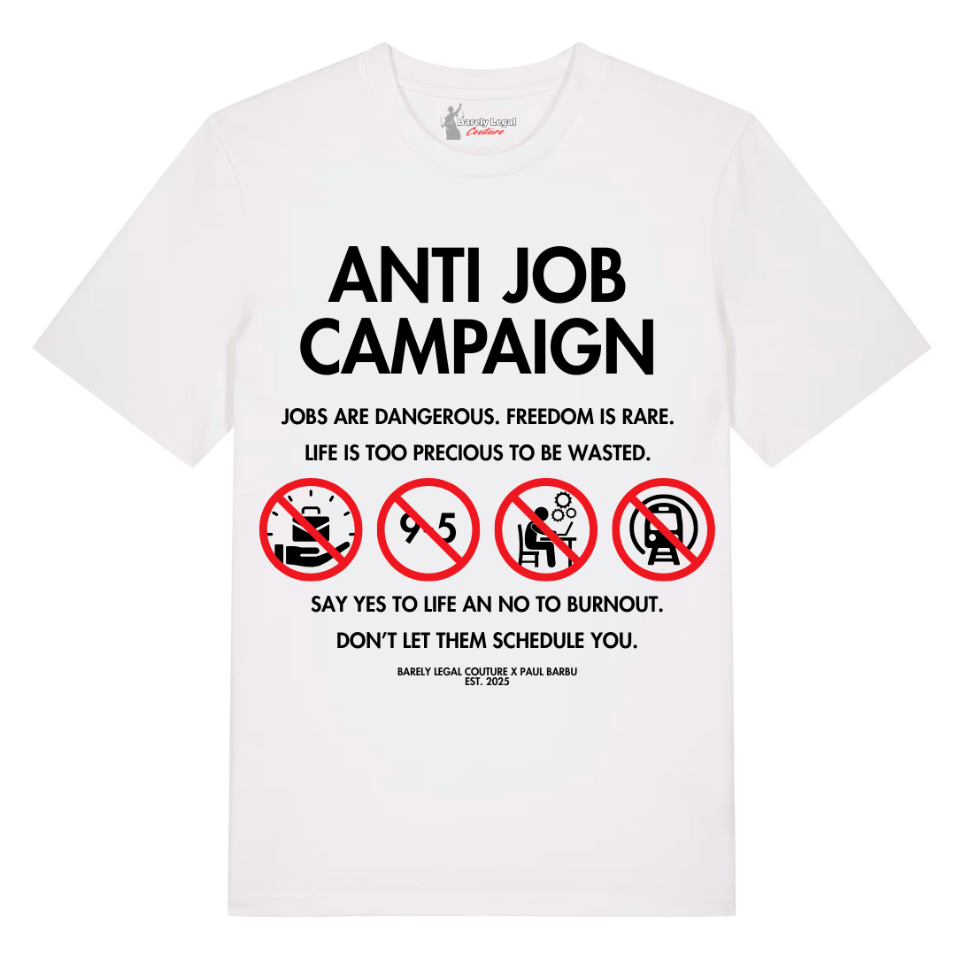 Tricou "Anti-Job" x Paul Barbu