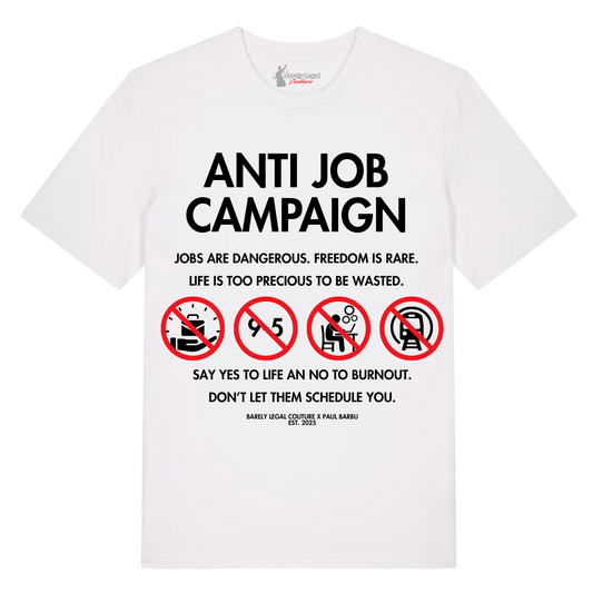 Tricou "Anti-Job" x Paul Barbu