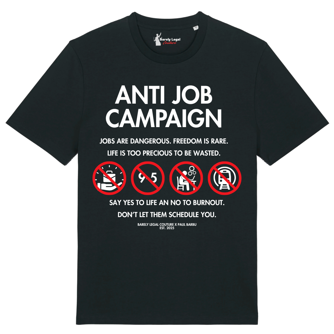 Tricou "Anti-Job" x Paul Barbu