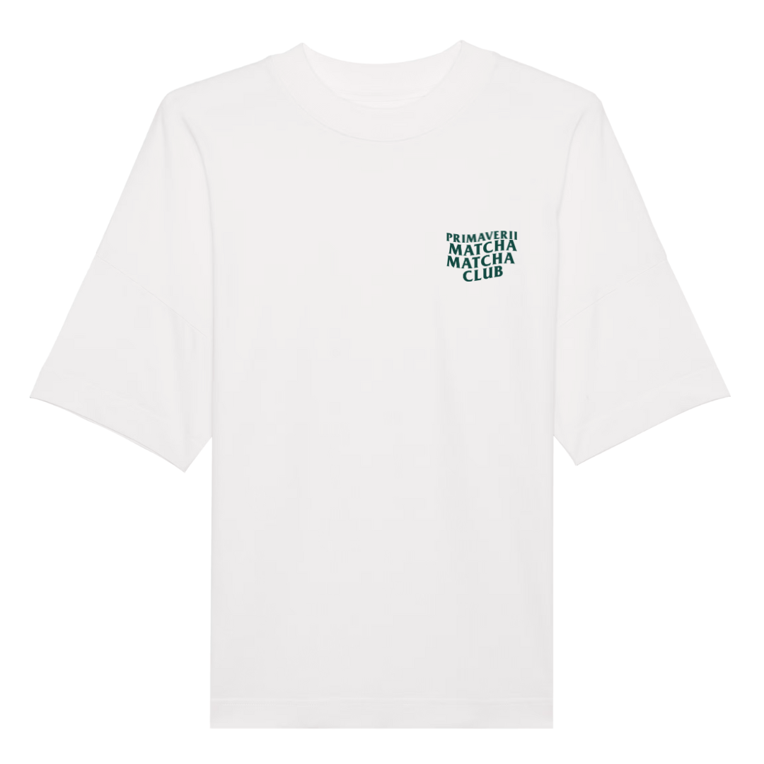 Tricou Oversized "Matcha Club" x Paul Barbu