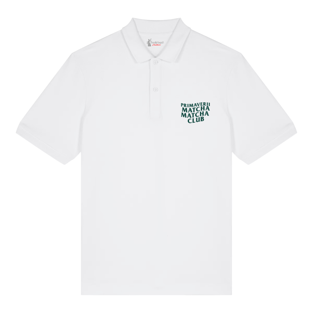 Tricou Polo "Matcha Club" x Paul Barbu